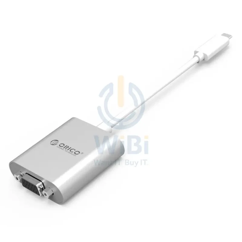 محول أوريكو تايب C إلى VGA / صوت 3.5 مم - فضي