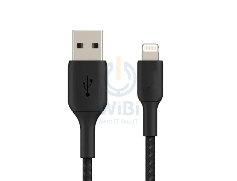 Foneng X15 Braid Lightning Data Cable Fast 2.4A - 1.2 Meter / Black