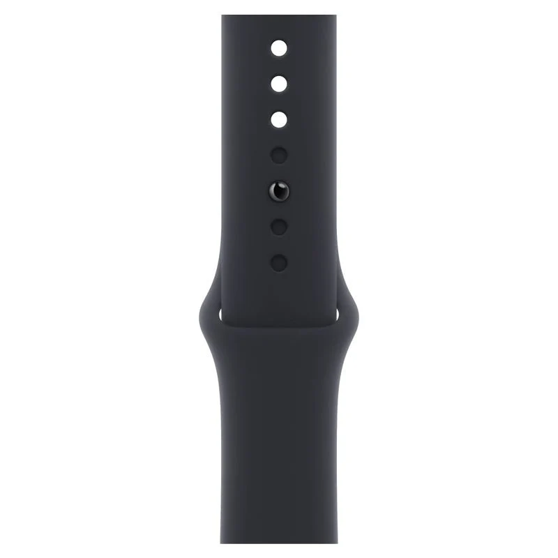 Apple Watch Series 9 with Sport Band - LTPO OLED / 64GB / 45mm / Small/Medium / Bluetooth / Wi-Fi / Cellular / Midnight
