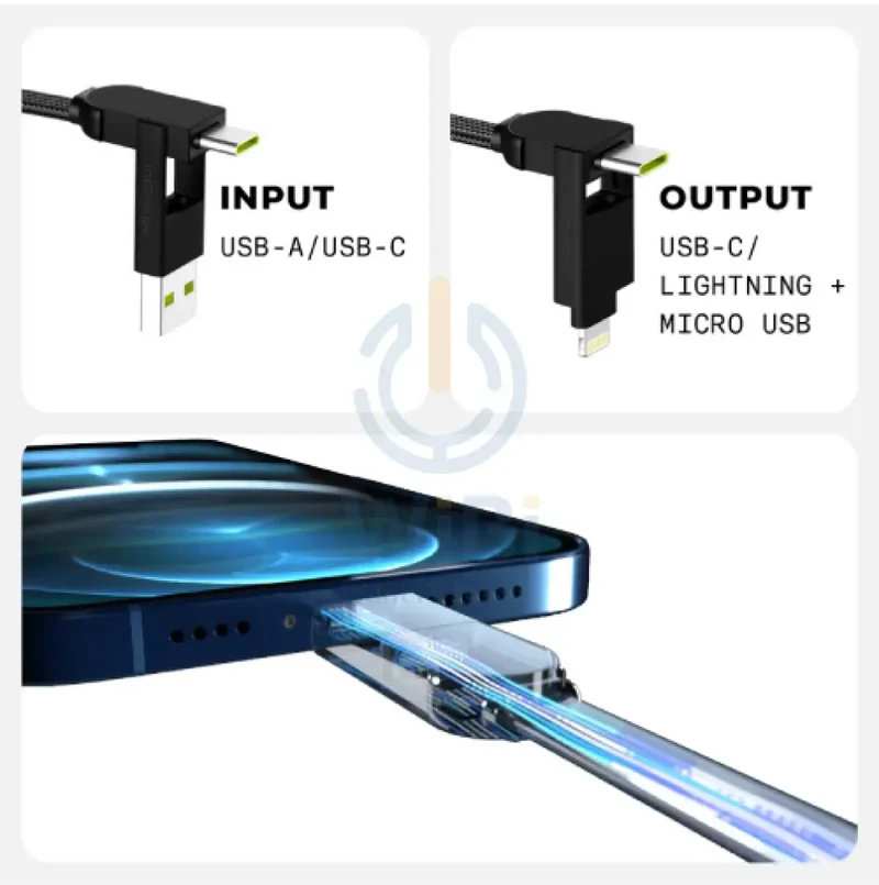 Rolling Square inCharge X Max - 1.5 Meter / Black