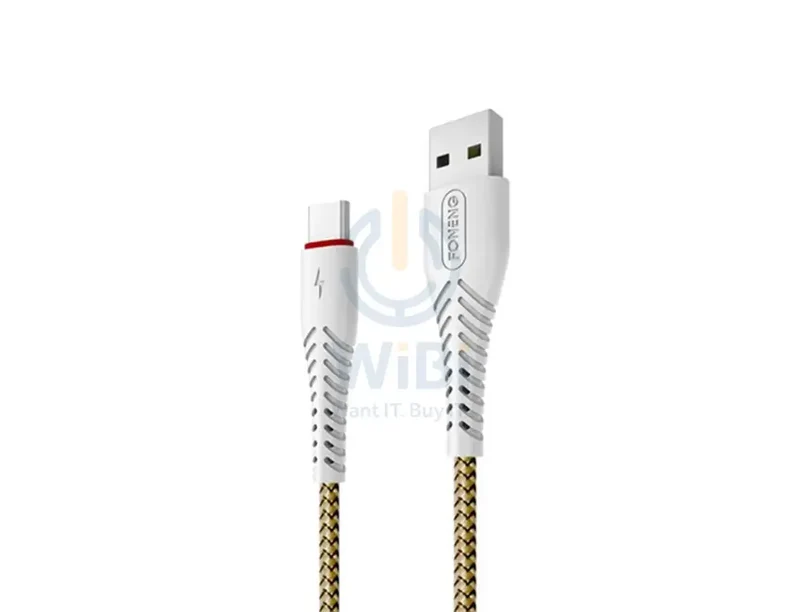 Foneng X15 Braid Type-C Data Cable Fast 2.4A - 1.2 Meter / White