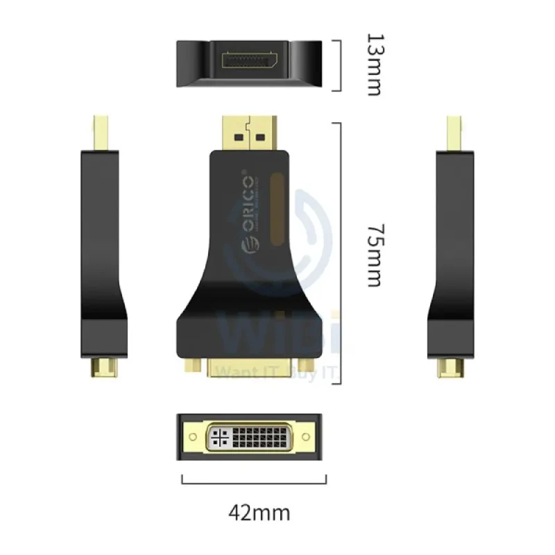 محول أوريكو من ديسبلاي بورت إلى DVI