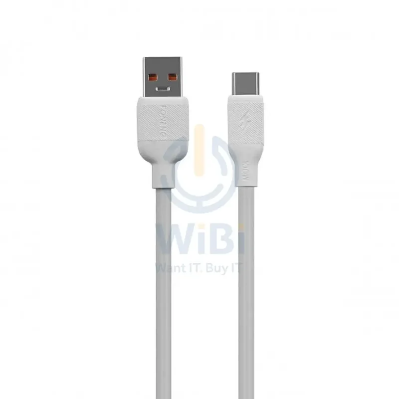 Foneng X80 Type C 100W Fast Charging Cable - 1 Meter / White