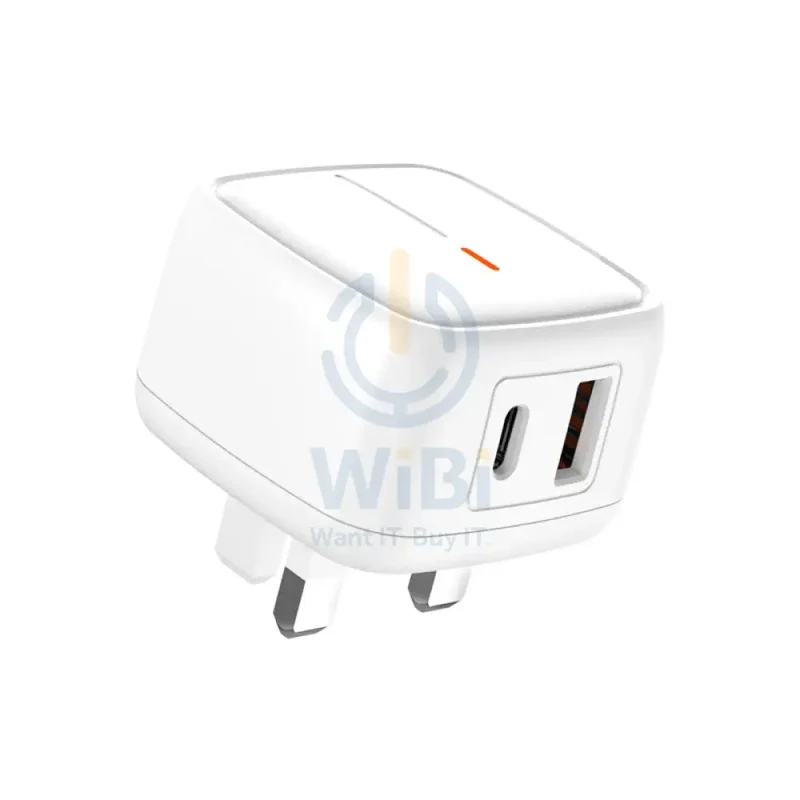 Foneng Fast Charger - UK22 / 20W / (Qc+PD) / White