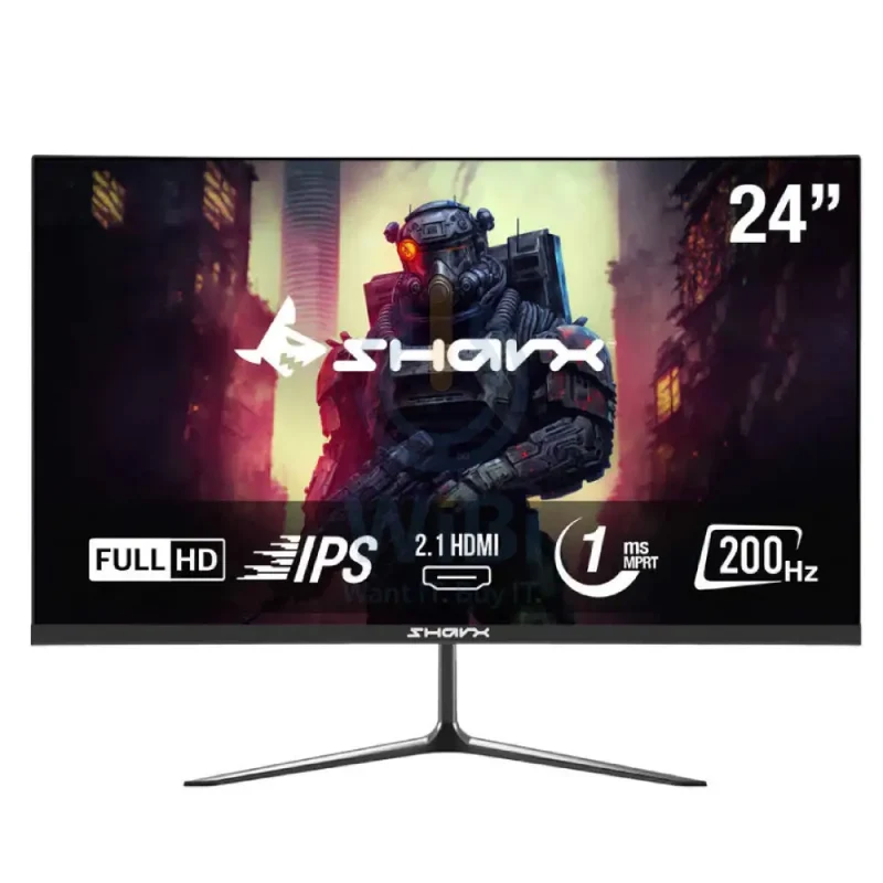 SHARX - 24" FHD / 1ms / 200Hz / 2.1HDMI - Gaming Monitor