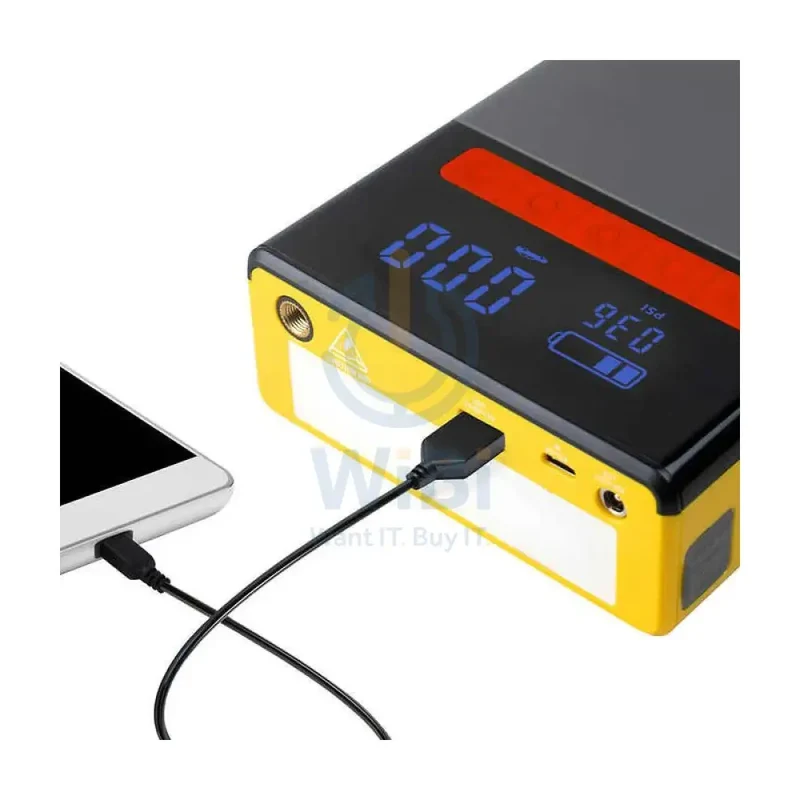 Shell SH816 16000mAh / 4 cells Portable Lithium Jump Starter with Air Pump