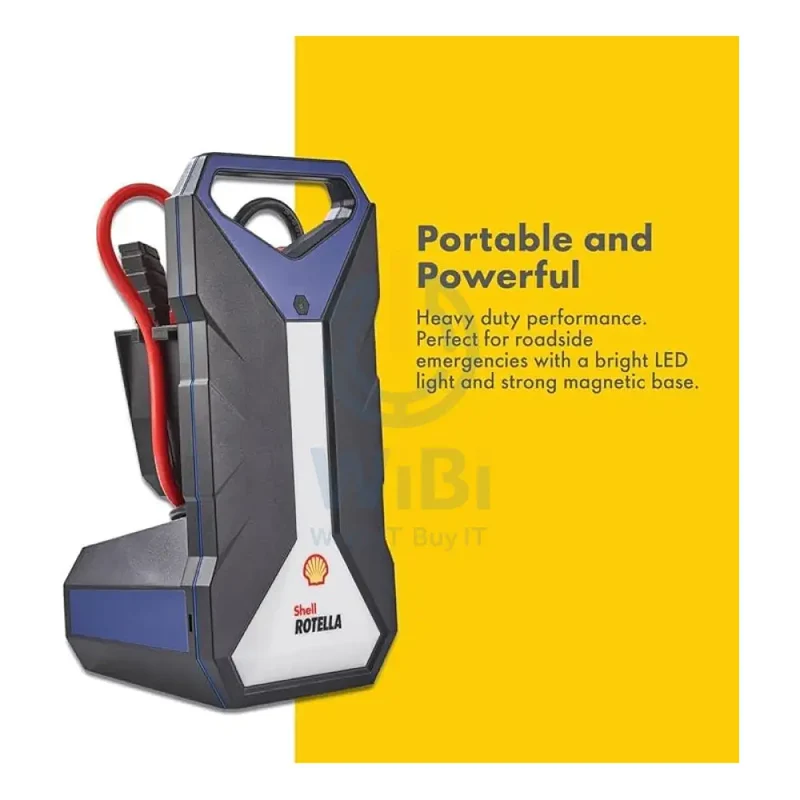 Shell SH924 2000A 12V Battery Booster & Jumper Cables