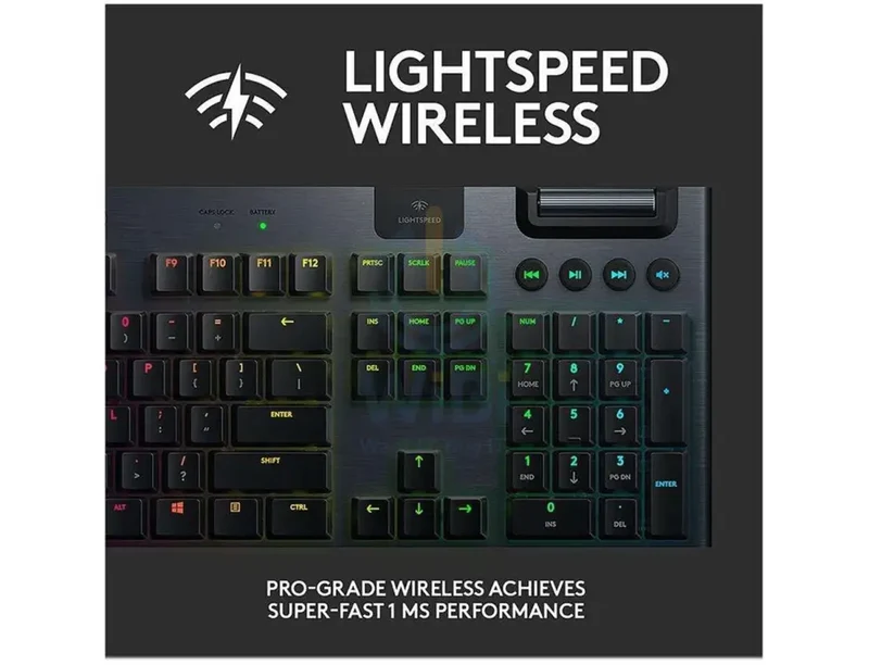 Logitech G915 LIGHTSPEED Mechanical Gaming Keyboard - Wireless / RGB / Tactile