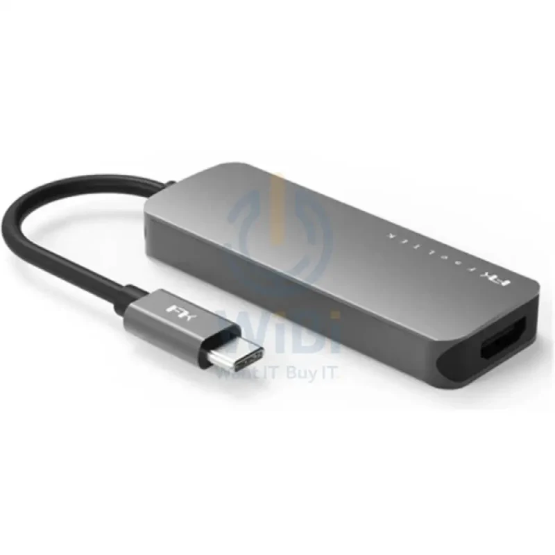 FeelTek 4-in-1 Portable USB-C Hub - Grey