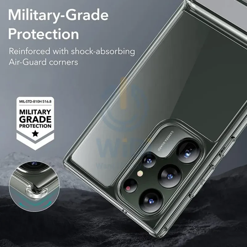 ESR Air Shield Boost Metal Kickstand Case - Samsung Galaxy S23 Ultra / Clear