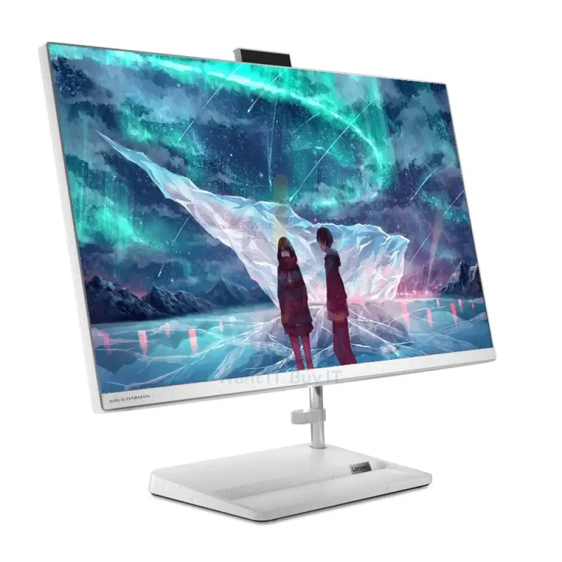 Lenovo IdeaCentre 3 Gen 7 AIO PC - i7 / 8GB / 1TB (NVMe M.2 SSD) / 23.8" FHD Non-Touch / DOS (Without OS) / 1YW / White - Desktop