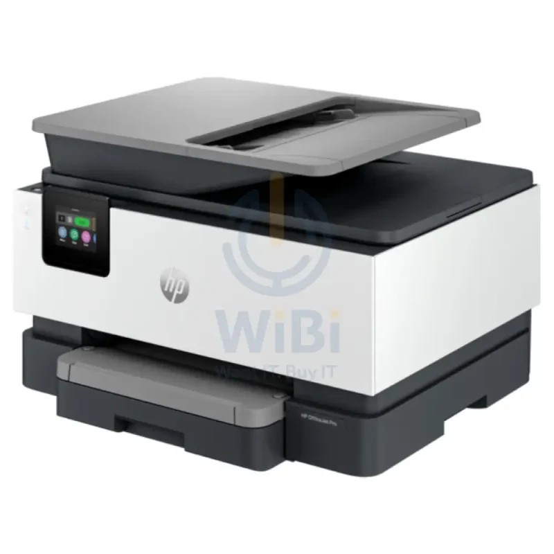 طابعة إتش بي أوفيس جيت برو 9123 متعددة الوظائف، 22 صفحة/دقيقة، 4800dpi، A4، USB، LAN، واي فاي، FAX، نفث حبر ملون