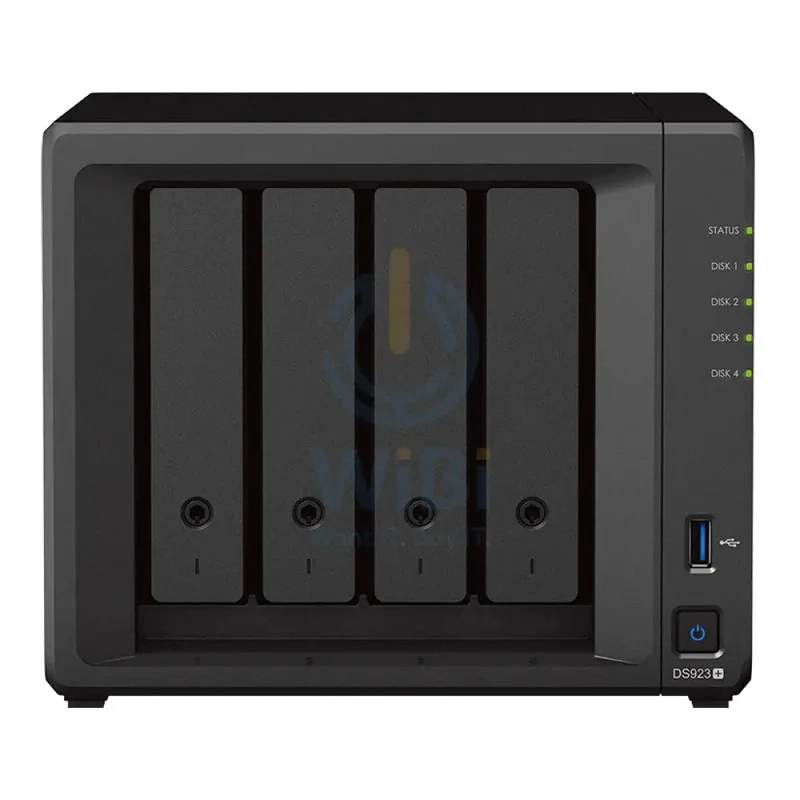 Synology DiskStation DS923+ - 54TB / 3x 18TB / SATA / 4-Bays / USB / LAN / eSATA / Desktop