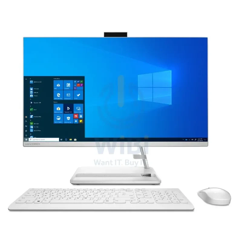 Lenovo IdeaCentre 3 Gen 7 AIO PC - i7 / 8GB / 512GB (NVMe M.2 SSD) / 23.8" FHD Non-Touch / Win 11 Pro / 1YW / White - Desktop