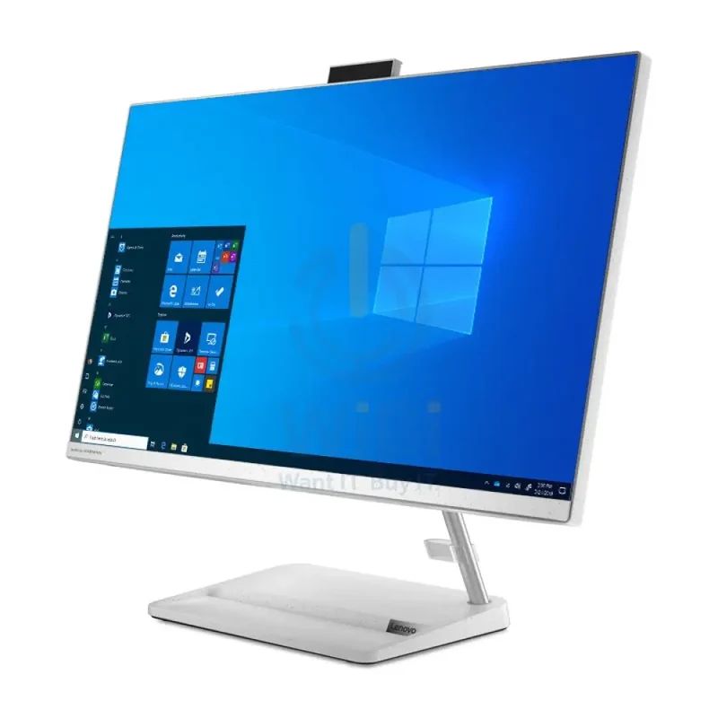 Lenovo IdeaCentre 3 Gen 7 AIO PC - i7 / 8GB / 512GB (NVMe M.2 SSD) / 23.8" FHD Non-Touch / Win 11 Pro / 1YW / White - Desktop