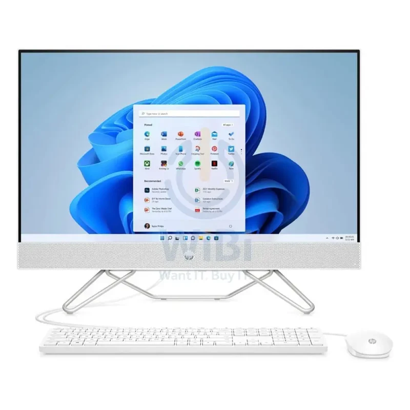 HP 27-CB1042NE AIO PC - i7 / 64GB / 1TB (NVME M.2 SSD) / 27.0" FHD Non-Touch / 2GB VGA / Win 11 Pro / 1YW / Starry White - Desktop