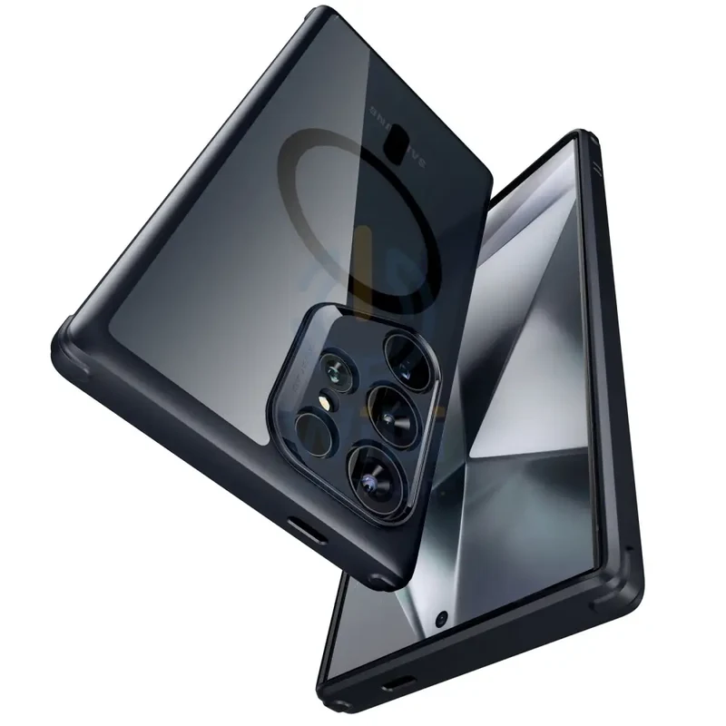 ESR MagSafe Case with HaloLock For Samsung Galaxy S24 Ultra - Clear/Black