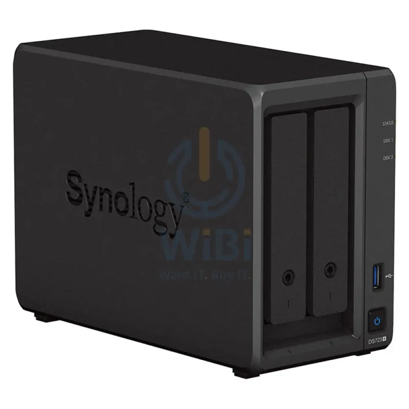Synology DiskStation DS723+ - 36TB / 2x 18TB / SATA / 2-Bays / USB / LAN / eSATA / Desktop