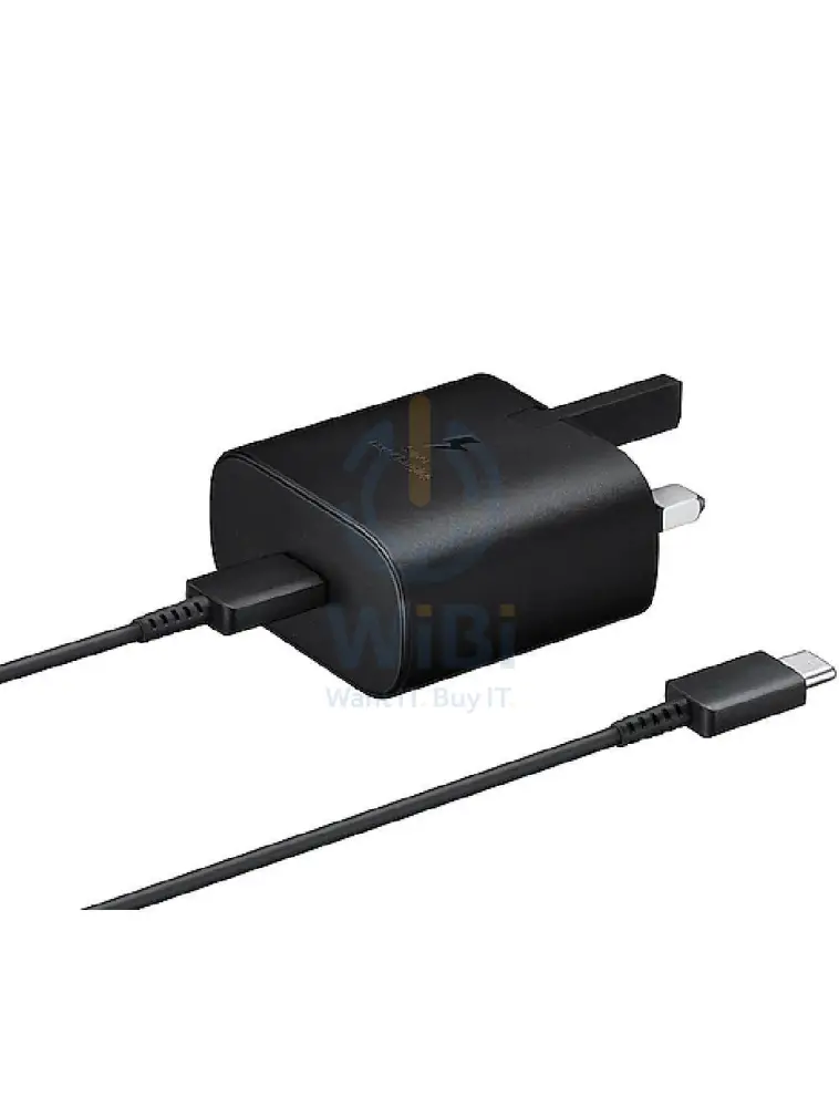Samsung Travel Adapter With Cable - 25W / USB Type-C / 1 Meter / Black