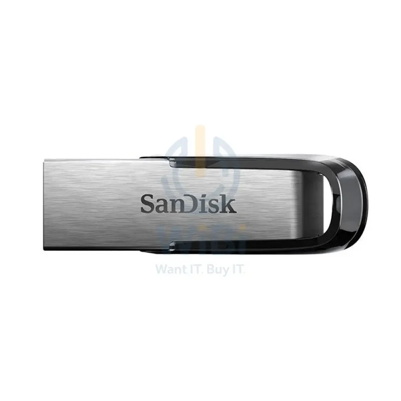 SanDisk Ultra Flair Flash Drive - 512GB / Up to 150 MB/s / USB 3.0 / Black and Silver
