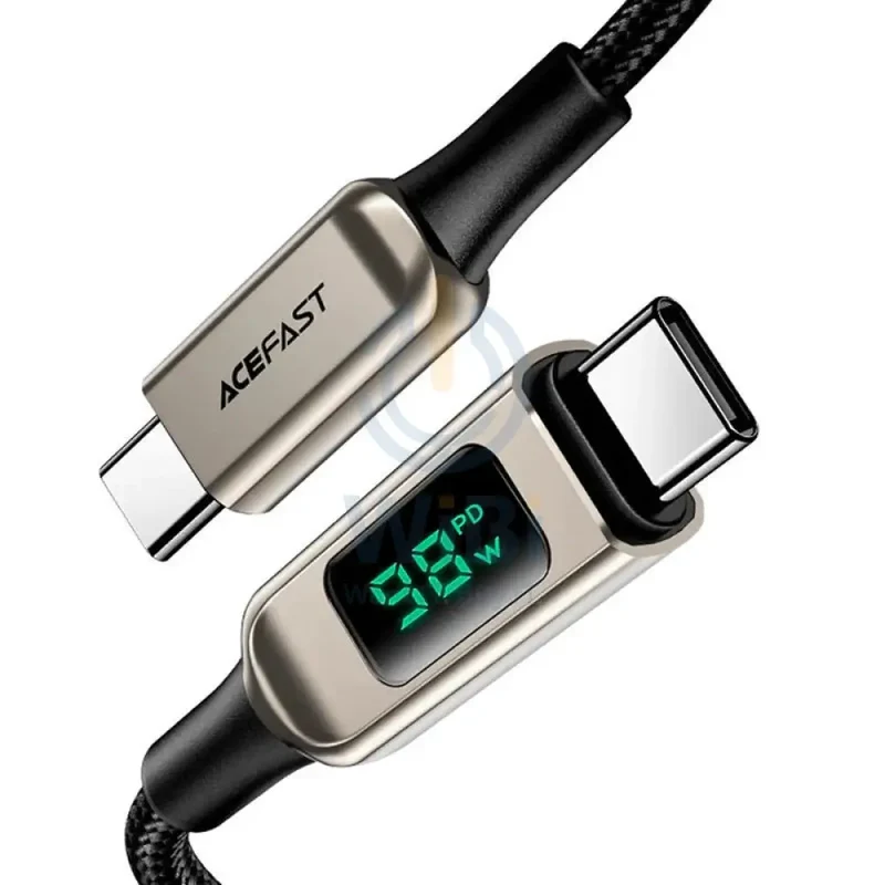 ACEFAST C6-03 Charging Data Cable - 100W / USB-C / 2 Meters / Silver