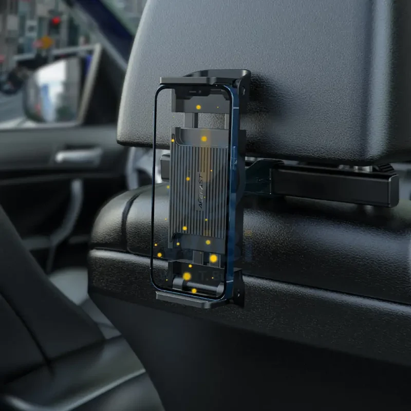 ACEFAST D8 In-Car Headrest Car Mount Holder - Black