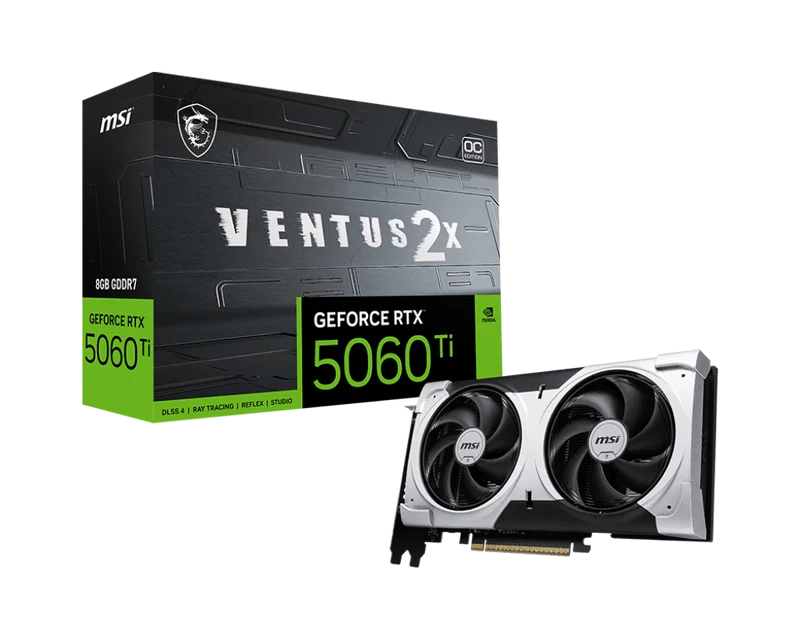 MSI Grafikkarte GeForce RTX 5060 Ti 8G VENTUS 2X OC PLUS