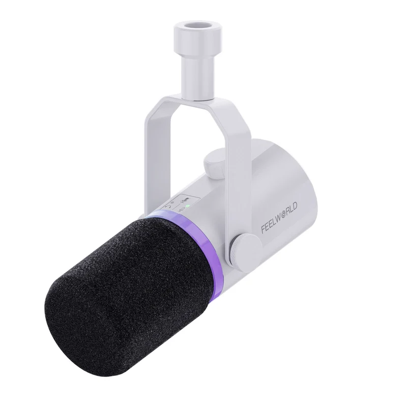 FEELWORLD PM1 Rosa XLR USB dynamisches Mikrofon für Podcasting Aufnahme Gaming Live-Streaming