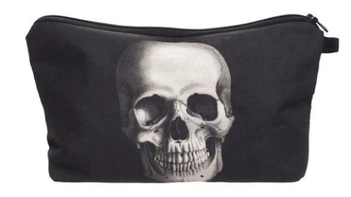 Skull Makeup Cosmetic Bag