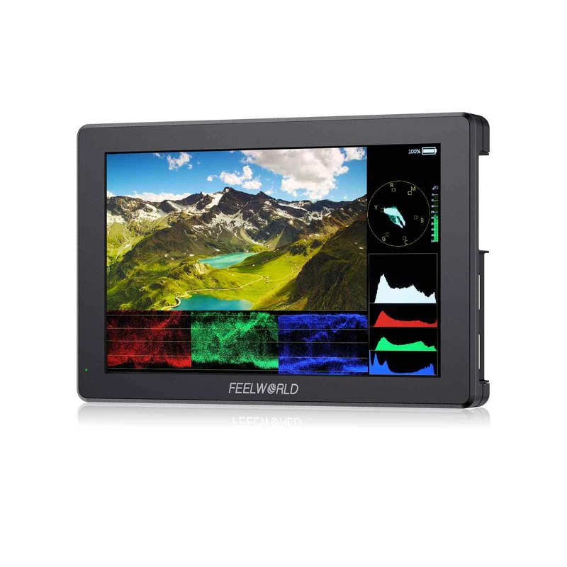 FEELWORLD T7 PRO 7 Zoll 2000nit Aluminium Feld-DSLR-Kameramonitor Ultrahell 4K HDMI 60