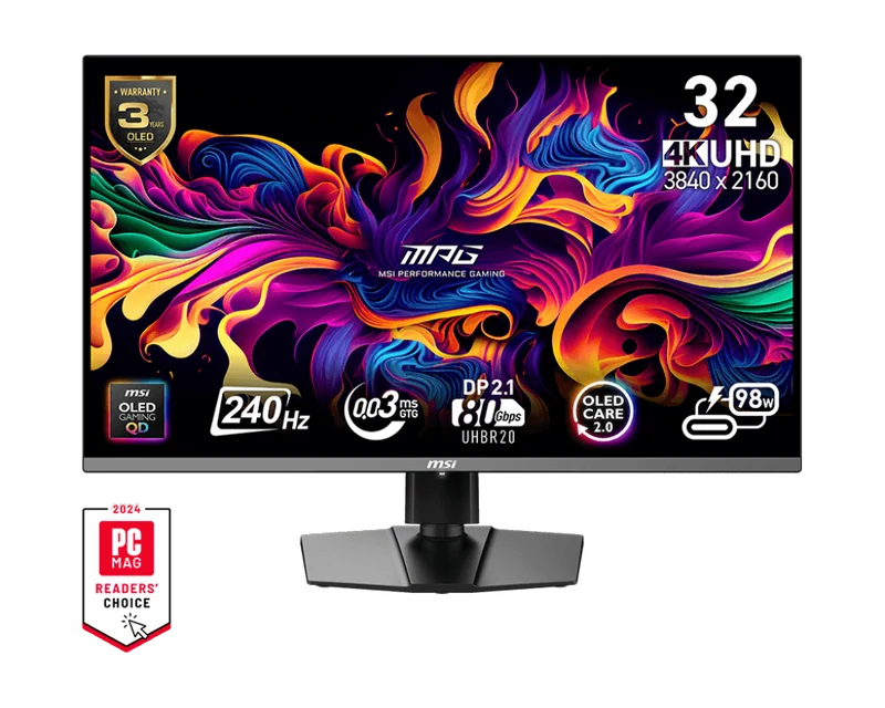 MPG 322URXDE QD-OLED | MSI Gaming Monitor
