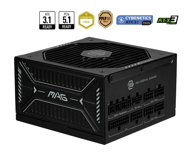 MSI CB Desktop PC Netzteil MAG A1000GLS PCIE5