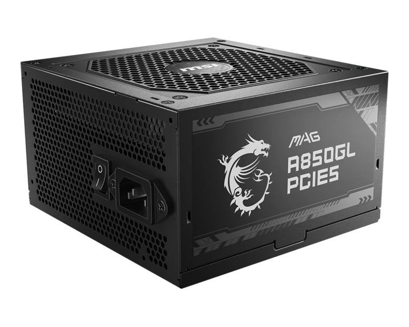 MSI CB Desktop PC Netzteil ATX 850Watt 80 Plus Gold MAG A850GL PCIE5