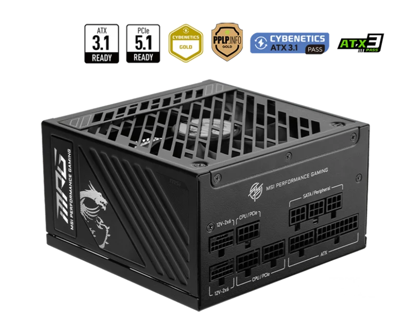 MSI Desktop PC Netzteil MPG A1000GS PCIE5