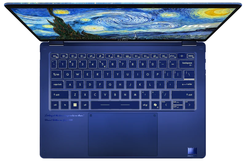 MSI Laptop Prestige 14 Flip AI+ The Starry Night