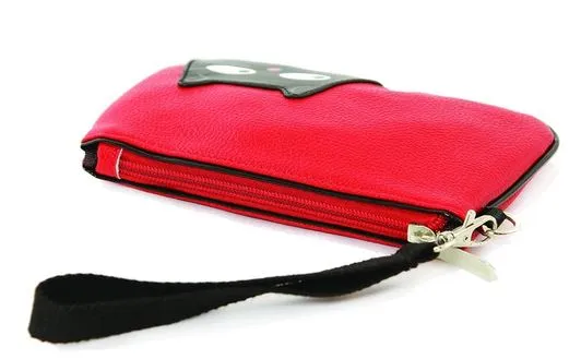 Black Cat Wristlet Handbag Purse