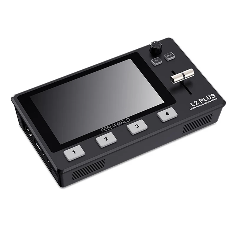 FEELWORLD L2 PLUS Multi-Kamera-Video-Mixer-Umschalter 5.5" Touch-PTZ-Steuerung Chroma-Key-Live-Streaming