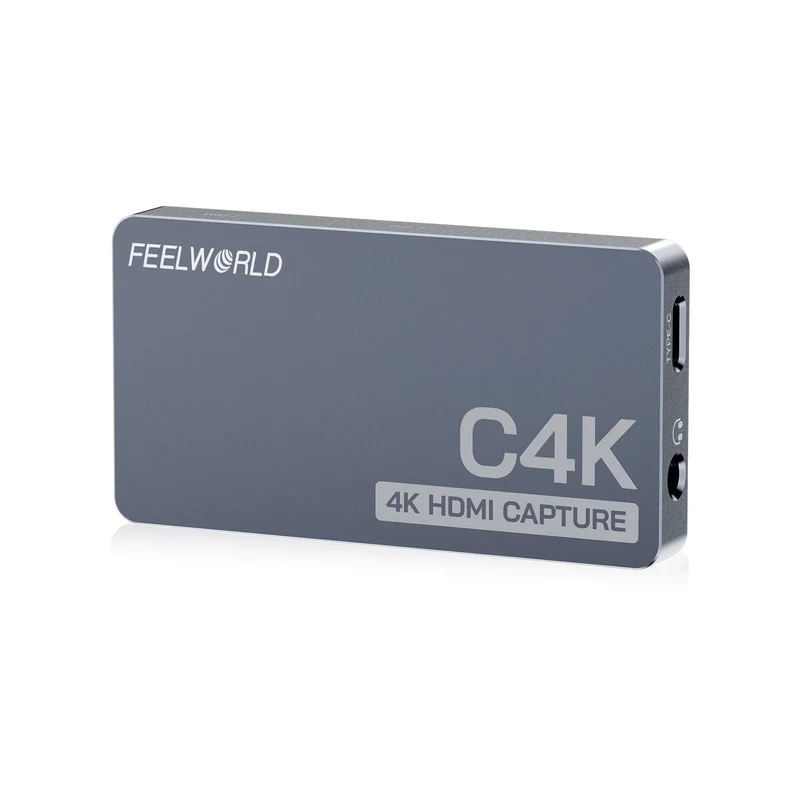 FEEWORLD C4K-Videoaufnahme, 4K HDMI 60 Hz, Ein- und Ausgang, USB-C, Plug and Play, für Streaming, Gaming, Videokonferenzen