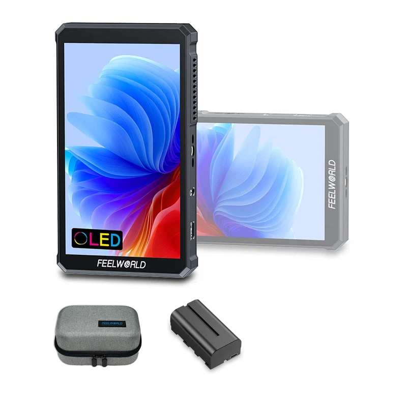 FEELWORLD PS6 5.5 Zoll 550nit OLED Vertikal Horizontal Kamera Feld Video Monitor Touchscreen 4K HDMI