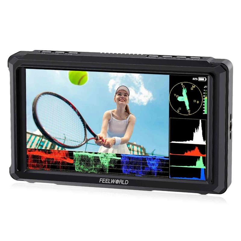 FEELWORLD FW568 PRO 6 Zoll 1200nit High Bright Kamera-DSLR-Monitor 4K HDMI 60Hz