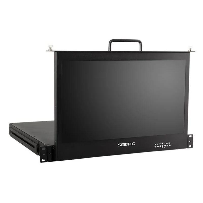 SEETEC SC173-HSD-56 17.3 Zoll 1920 x 1080 1HE herausziehbarer Rackmount-Monitor HDMI SDI In Out
