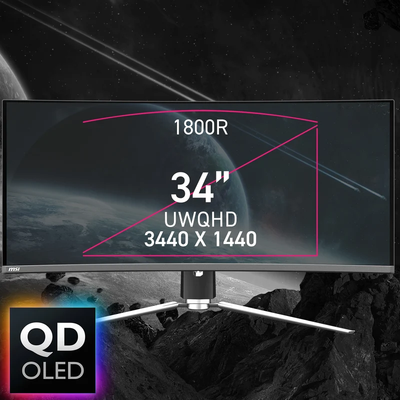 MSI CB MPG 341CQPX QD-OLED | MSI Gaming Monitor