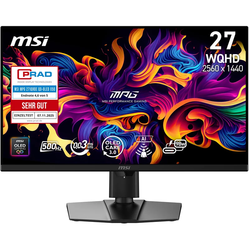 MPG 271QR QD-OLED X50 | MSI Gaming Monitor