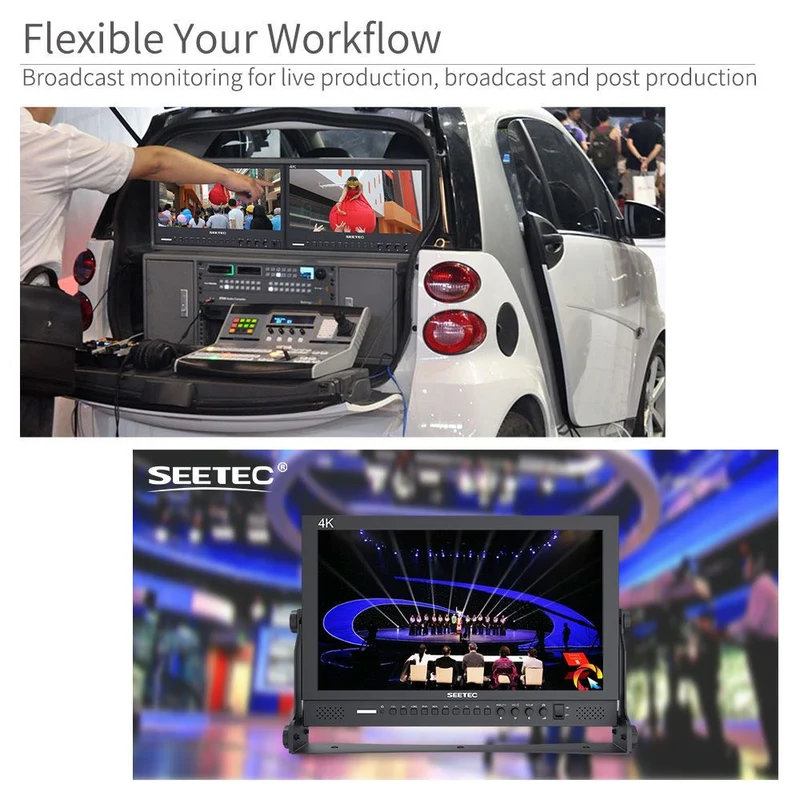 SEETEC P173-9HSD 17.3 Zoll 1920x1080 Broadcast Director Monitor mit SDI 4K HDMI