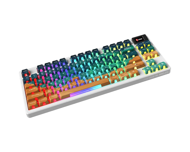 MSI Gaming Tastatur FORGE GK600 TKL W MARS DE