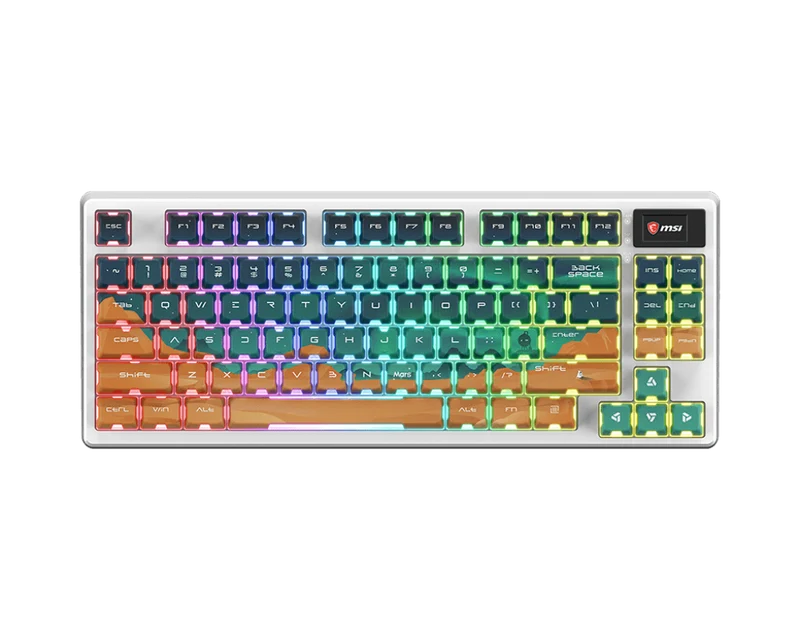 MSI Gaming Tastatur FORGE GK600 TKL W MARS DE