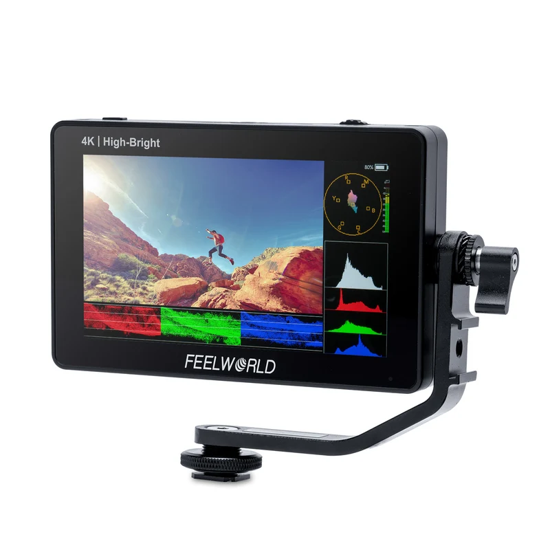 FEELWORLD F6 PLUSX 5.5 Zoll hochheller 1600nit Touchscreen DSLR-Kamera-Feldmonitor