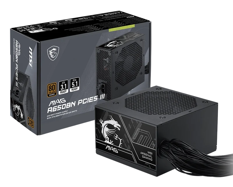MSI Dektop PC Netzteil MAG A650BN PCIE5 III