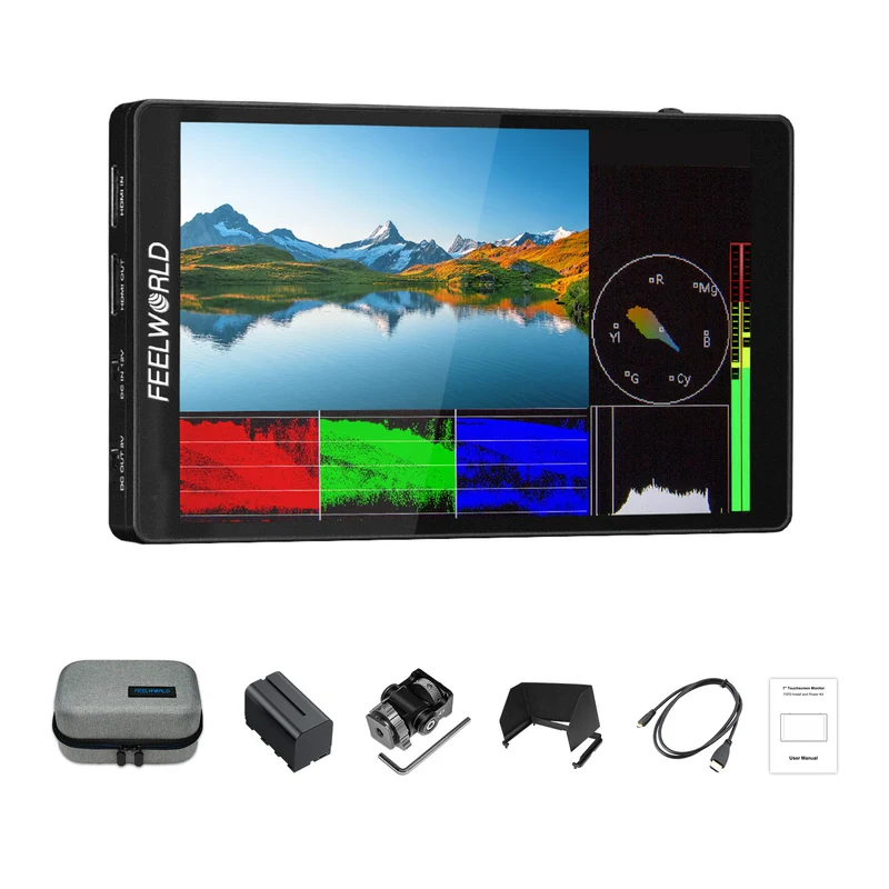 FEELWORLD F7 PRO 7 Zoll 3D LUT Touchscreen DSLR Kamera Field Director AC Monitor 1920X1200 IPS Panel