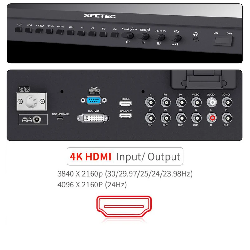 SEETEC P215-9HSD-192-CO 21.5 Zoll 1920×1080 Carry on Director Broadcast Monitor SDI HDMI